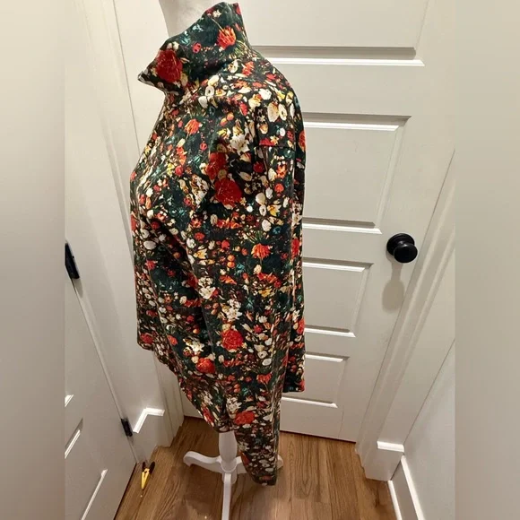 Anthropologie. Maeve Long Sleeve Floral Print Turtleneck. Size XL. - Picture 11 of 12